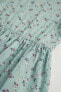 Kız Çocuk Çiçek Desenli Kolsuz Elbise T2588A621SP