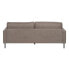 3-Seater Sofa Taupe 213 x 87 x 90 cm