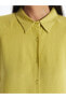 Фото #4 товара Modest Düz Keten Karışımlı Kadın Gömlek Tunik