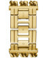 ფოტო #3 პროდუქტის Gold-Tone Stainless Steel Chain Bracelet Watch 39x47mm