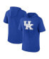 Фото #2 товара Men's Royal Kentucky Wildcats Primary Logo Hoodie T-shirt