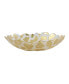 Фото #1 товара Rufolo Glass Gold Giraffe Medium Shallow Bowl