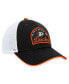 Фото #3 товара Аксессуар головной убор Fanatics Мужской Черно-белый Anaheim Ducks Fundamental Adjustable Hat