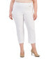 ფოტო #1 პროდუქტის Plus Size Mid-Rise Pull-On Capri Pants, Created for Macy's