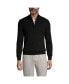 Big & Tall Fine Gauge Cashmere Quarter Zip Sweater