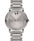 ფოტო #1 პროდუქტის Men's Bold Evolution 2.0 Swiss Quartz Ionic Plated Gray Steel Watch 40mm