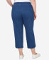 Plus Size Scottsdale Dazzling Hem Faux Fly Pant