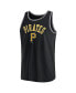 Фото #2 товара Men's Black Pittsburgh Pirates Bet Tank Top