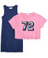 ფოტო #4 პროდუქტის Girls 2-Pc. Ribbed Dress Set, Created for Macy's