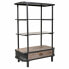 Shelves Alexandra House Living Brown Wood Metal Iron 121 x 40 x 80 cm