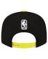 Фото #3 товара Men's Black, Yellow Utah Jazz Official Team Color 2Tone 9FIFTY Snapback Hat