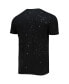 Men's Black Clark Atlanta University Panthers Bleach Splatter T-shirt