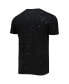 Фото #3 товара Men's Black Clark Atlanta University Panthers Bleach Splatter T-shirt