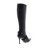 Фото #8 товара Diesel D-Venus WB Y03039-P1993-T8013 Womens Black Leather Knee High Boots