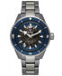 ფოტო #1 პროდუქტის Men's Swiss Automatic Captain Cook Silver High Tech Ceramic Bracelet Watch 43mm