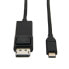 Фото #1 товара Tripp U444-003-DP-BE USB-C to DisplayPort Adapter Cable (M/M) - 4K 60 Hz - HDR - Locking DP Connector - 3 ft. (0.9 m) - 3840 x 2160 pixels
