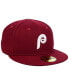 ფოტო #3 პროდუქტის Philadelphia Phillies Authentic Collection 59FIFTY Fitted Cap