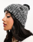 The North Face Cozy chunky knit bobble hat in black