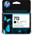 Фото #3 товара HP 712 80-ml Black DesignJet Ink Cartridge - High (XL) Yield - Pigment-based ink - 80 ml - 1 pc(s) - Single pack