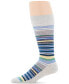 ფოტო #1 პროდუქტის Men's Variegated Stripe Dress Socks