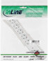 Listwa zasilająca InLine przeciwprzepięciowa 3 gniazd 1.5 m biała (16431Q)