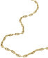 ფოტო #2 პროდუქტის Heritage D-Link Gold-Tone Brass Anchor Chain Necklace