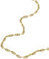 Heritage D-Link Gold-Tone Brass Anchor Chain Necklace