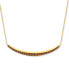 Фото #1 товара Le Vian chocolate Diamond Curved Bar 17" Adjustable Collar Necklace (5/8 ct. t.w.) in 14k Gold