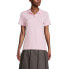 Фото #14 товара Women's School Uniform Short Sleeve Feminine Fit Interlock Polo Shirt