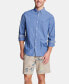 ფოტო #5 პროდუქტის Men's Classic-Fit Stretch Solid Oxford Button-Down Shirt