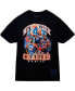 Фото #3 товара Men's Charles Oakley Black New York Knicks Hardwood Classics Bling Concert Player T-shirt