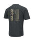 Men's Heathered Black Georgia Bulldogs OHT Military-Inspired Appreciation Flag 2.0 T-shirt