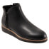 Фото #2 товара Softwalk Wesley S1963-036 Womens Black Wide Leather Ankle & Booties Boots 6