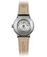 ფოტო #4 პროდუქტის Men's Swiss Automatic Maestro Black Leather Strap Watch 40mm