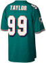 Фото #3 товара Men's Jason Taylor Aqua Miami Dolphins 2006 Legacy Replica Jersey