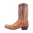 Laredo Bryce Graphic Square Toe Cowboy Mens Brown Dress Boots 68442