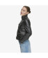 Фото #3 товара Women's Vicki Light Smooth Lamb Leather Jacket