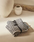 Faded waffle-texture towel pack (pack of 2)