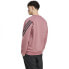 ADIDAS Future Icons 3 Stripes Crew sweatshirt Preloved Crimson, 3XL - фото #3