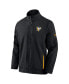 Men's Black Pittsburgh Penguins Authentic Pro Rink Coaches Full-Zip Jacket