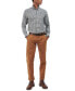 Фото #5 товара Men's Finkle Tailored-Fit Gingham Check Button-Down Twill Shirt