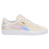 Фото #1 товара Puma PolkaDot Man X Classic Iridescent Suede Lace Up Mens Beige Sneakers Casual