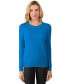 ფოტო #1 პროდუქტის Women's 100% Pure Cashmere Long Sleeve Crew Neck Pullover Sweater (1362, Lime, X-Small )