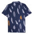 HAPPY BAY In full feather short sleeve shirt