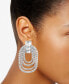 Crystal Multi-Row Drop Earrings, Created for Macy's