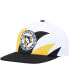 Фото #2 товара Men's White, Black Pittsburgh Penguins Vintage-Like Sharktooth Snapback Hat