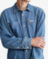 Фото #3 товара Men's Classic Denim Long-Sleeve Shirt