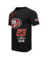 ფოტო #2 პროდუქტის Men's Christian McCaffrey Black San Francisco 49ers Fast Lane Name Number Player T-Shirt