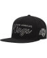 Men's Black Los Angeles Kings Core Team Script 2.0 Snapback Hat