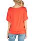 ფოტო #2 პროდუქტის Loose Fit Dolman Maternity Top with Wide Sleeves